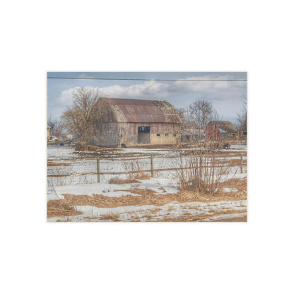 Babcock Road Red Rustic Farmhouse Decorative Ceramic Tile