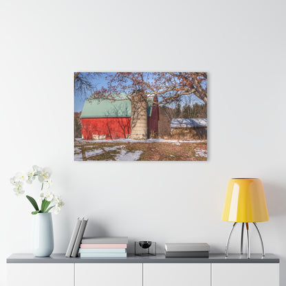 U R There Photography Webster Road Red II Rustic Farmhouse Acrylic Wall Print