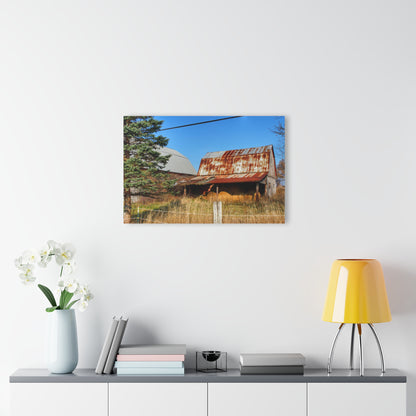 U R There Photography Dodge Road Hay Barn II Rustic Farmhouse Acrylic Wall Print