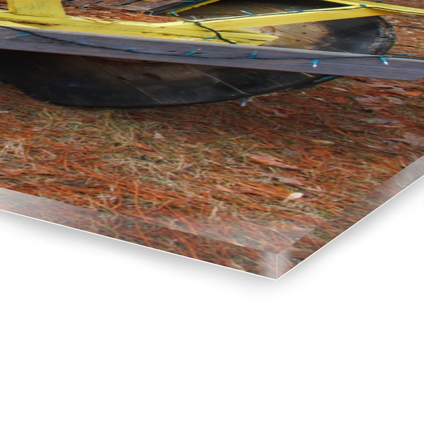 U R There Photography Hickory Place Yard Art II Rustic Farmhouse Acrylic Wall Print