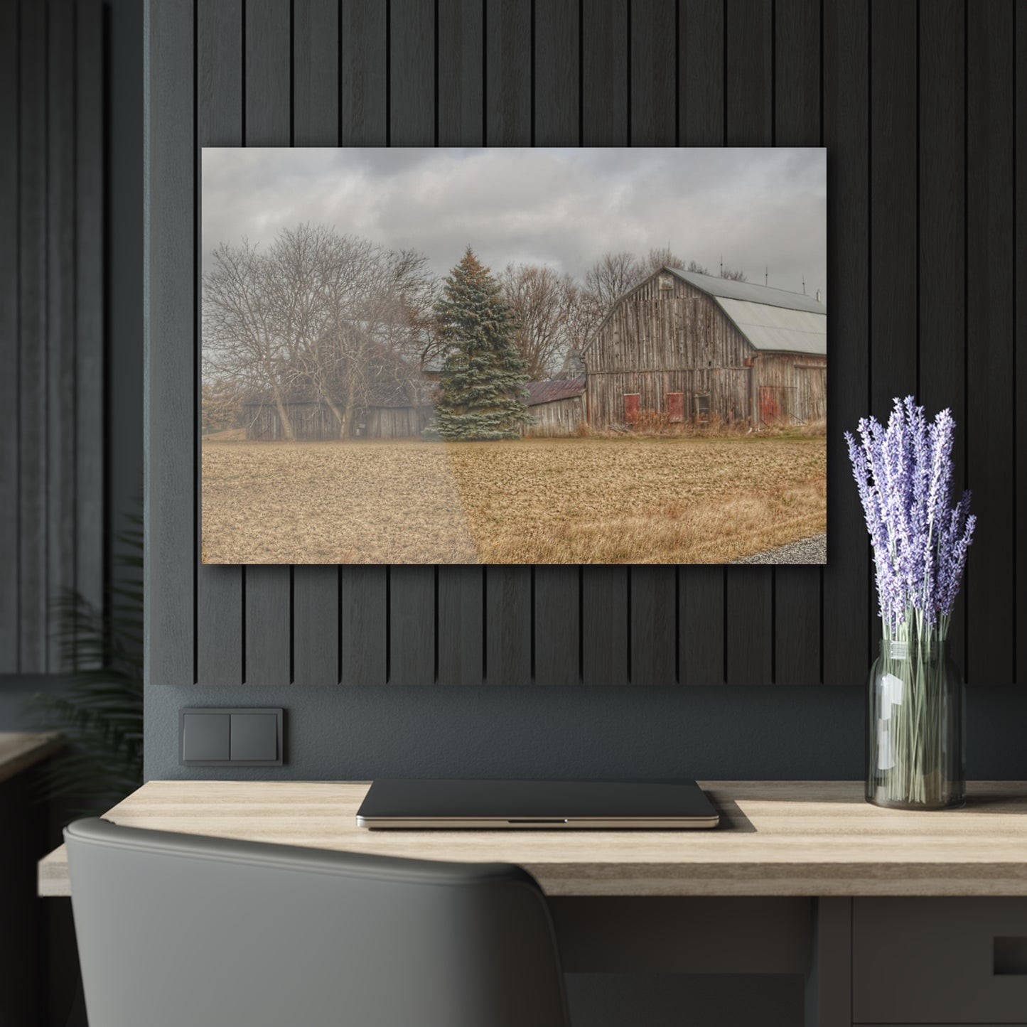 U R There Photography Frankenmuth Flint Street Farm Rustic Farmhouse Acrylic Wall Print