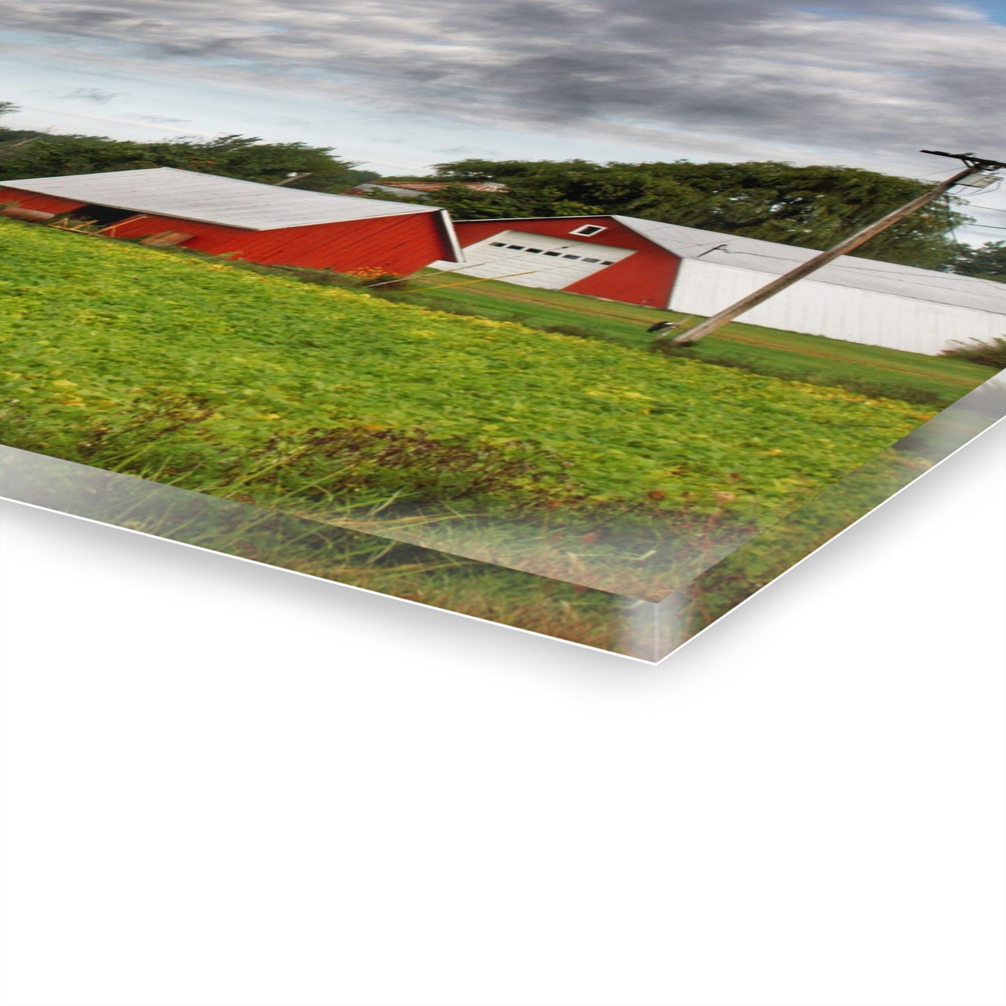 U R There Photography Kingston Road Trio II Rustic Farmhouse Acrylic Wall Print