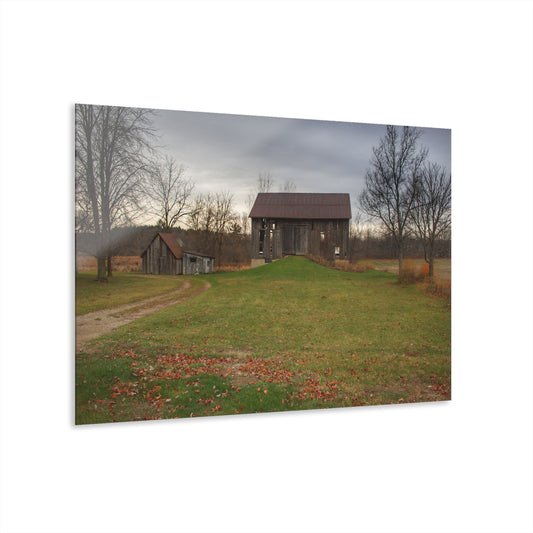 U R There Photography Roadside Greys of Carsonville Rustic Farmhouse Acrylic Wall Print