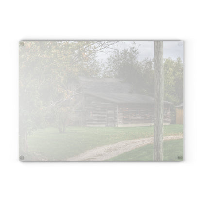 U R There Photography Hayes Road Hidden II Rustic Farmhouse Tempered-Glass Cutting Board