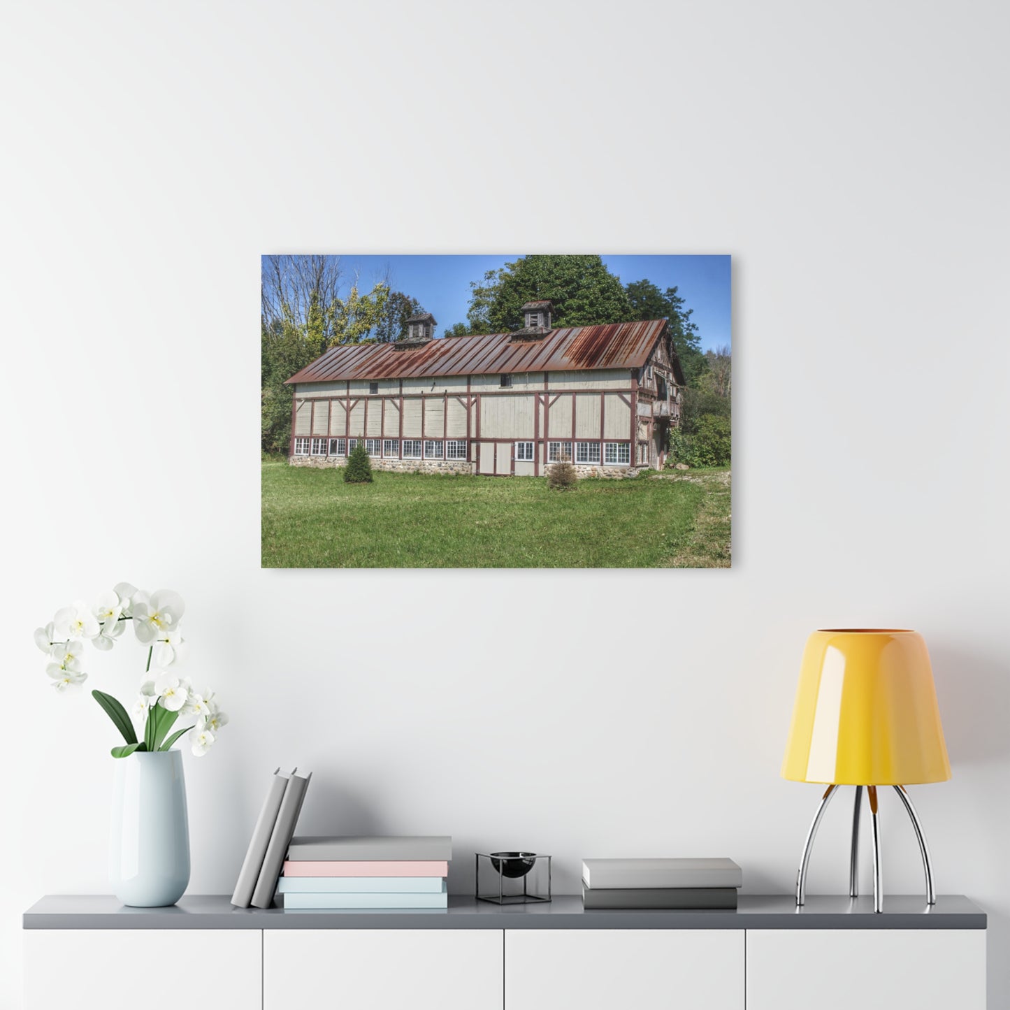 U R There Photography Bordman Road Rusted Rustic Farmhouse Acrylic Wall Print