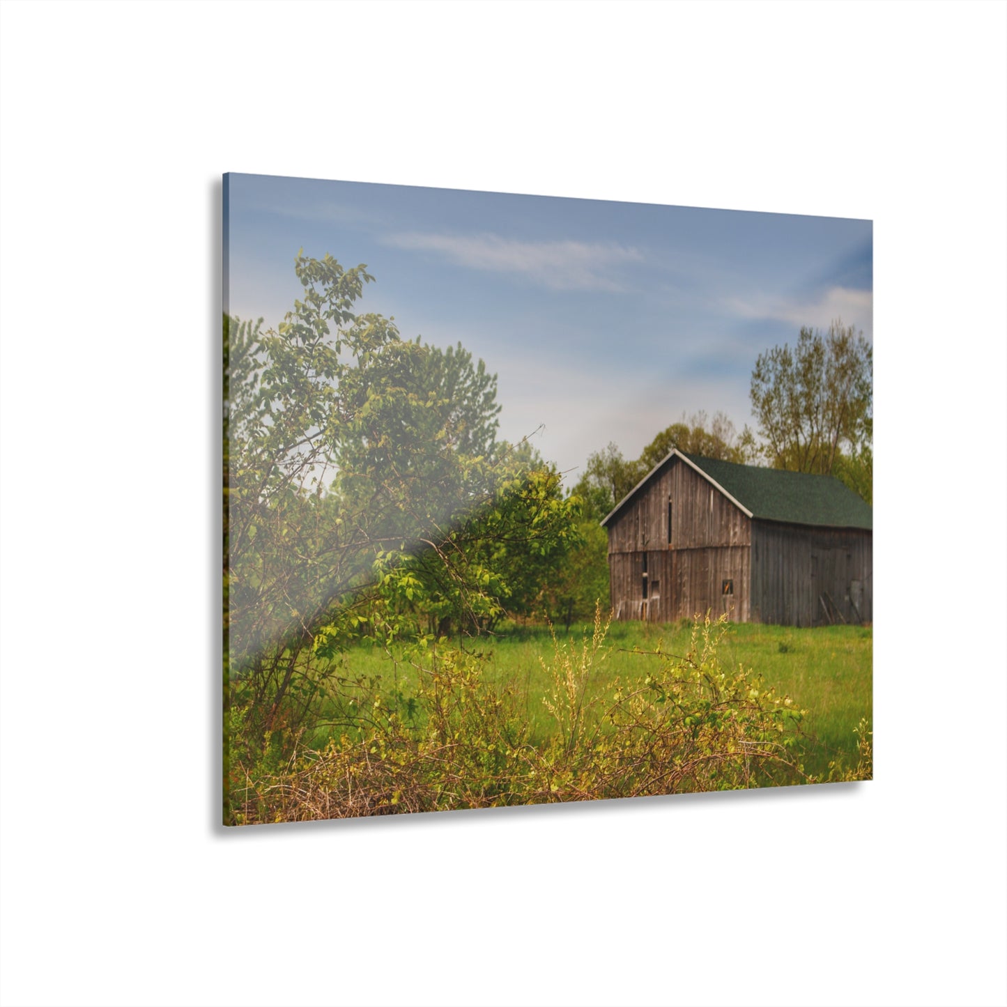 U R There Photography North Branch Little Grey Rustic Farmhouse Acrylic Wall Print