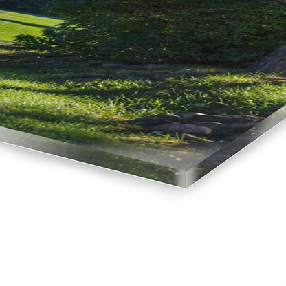 U R There Photography Hosner Road Hidden Grey Rustic Farmhouse Acrylic Wall Print