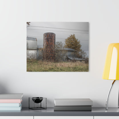 U R There Photography Bordman Road Grey Rustic Farmhouse Acrylic Wall Print