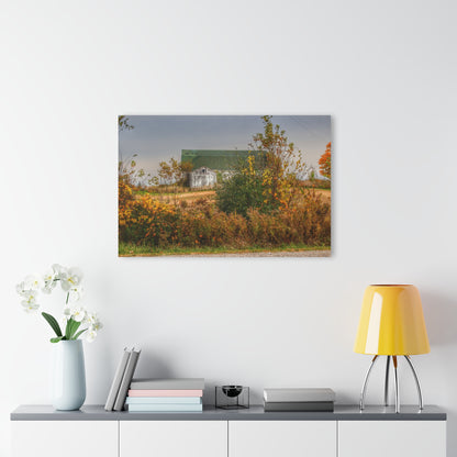 U R There Photography Hill Road White Rustic Farmhouse Acrylic Wall Print