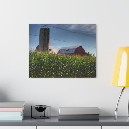 U R There Photography Above the Corn on Tuscola Road Rustic Farmhouse Acrylic Wall Print