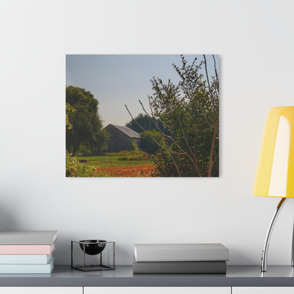 U R There Photography Clifford Hidden Grey Rustic Farmhouse Acrylic Wall Print