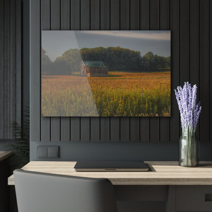 U R There Photography Snover Grey I Rustic Farmhouse Acrylic Wall Print