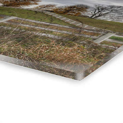 U R There Photography Millville Road Horses on the Hill Rustic Farmhouse Acrylic Wall Print