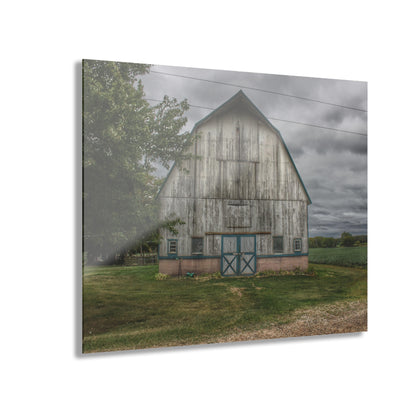 U R There Photography Bristol Road White I Rustic Farmhouse Acrylic Wall Print