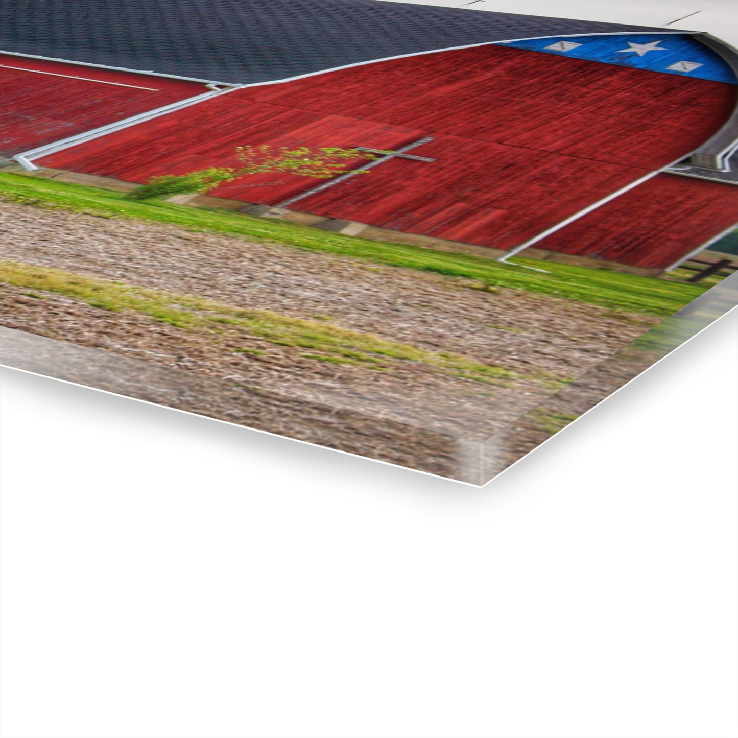 U R There Photography M-24 Star Barn Rustic Farmhouse Acrylic Wall Print