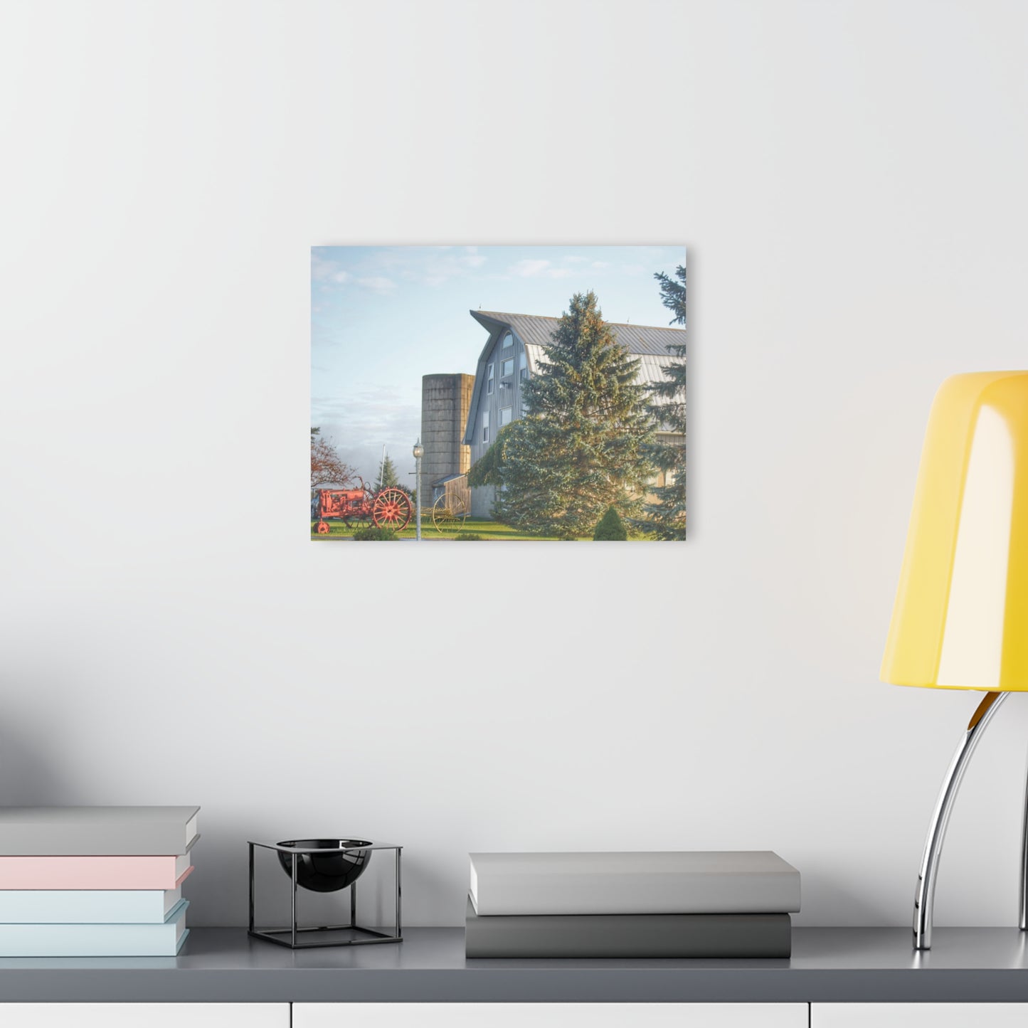 U R There Photography Peppermill Grey Rustic Farmhouse Acrylic Wall Print