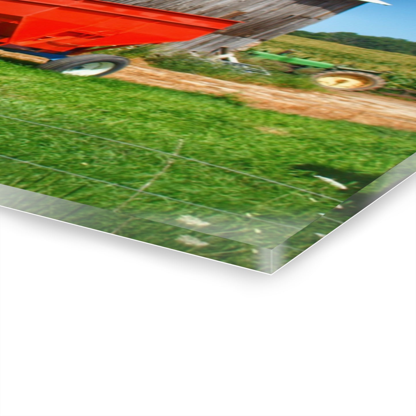 U R There Photography Kings Mill Grey Rustic Farmhouse Acrylic Wall Print