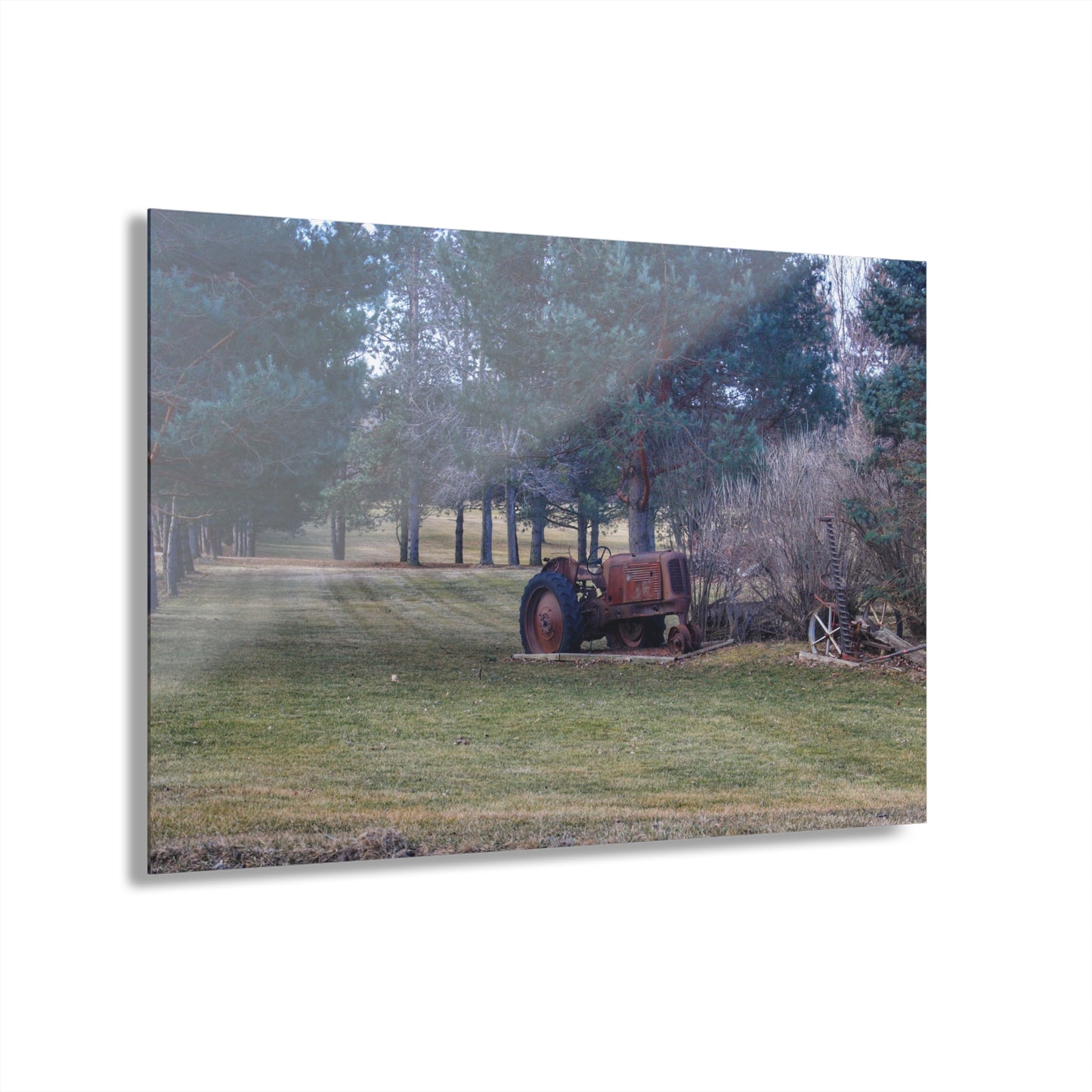 U R There Photography Casey Road Yard Art I Rustic Farmhouse Acrylic Wall Print