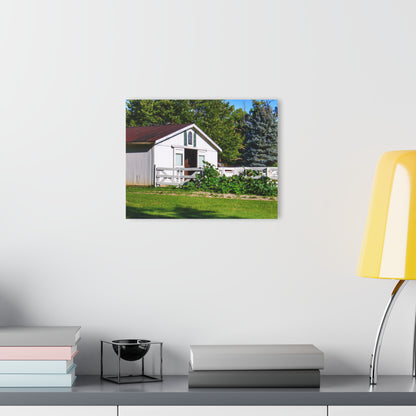 U R There Photography Beyond the Fence on Baldwin Rustic Farmhouse Acrylic Wall Print