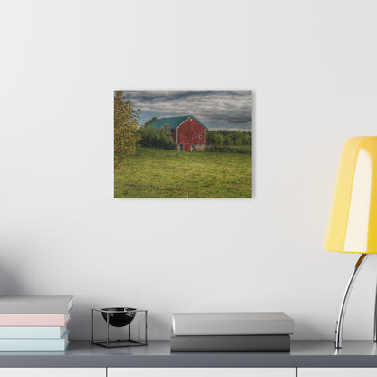 U R There Photography Kingston Plain Road Cow Barn Rustic Farmhouse Acrylic Wall Print