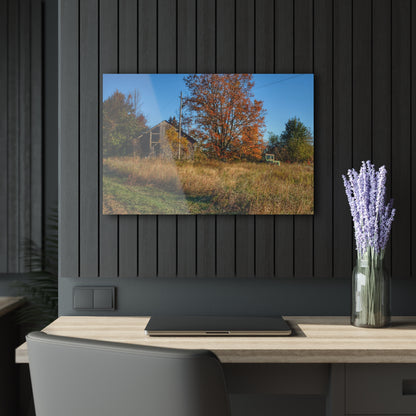 U R There Photography Clothier Road Grey Rustic Farmhouse Acrylic Wall Print