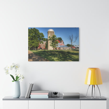 U R There Photography Tody Road Reds Rustic Farmhouse Acrylic Wall Print
