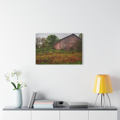 U R There Photography Washburn Roadside Reds Rustic Farmhouse Acrylic Wall Print