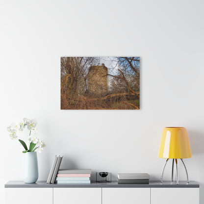 U R There Photography Hidden Silo of Fostoria Rustic Farmhouse Acrylic Wall Print