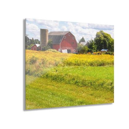 U R There Photography Starr Court Red I Rustic Farmhouse Acrylic Wall Print