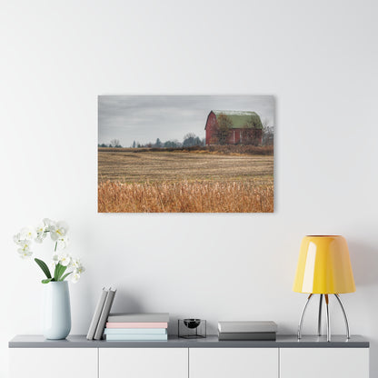U R There Photography Bowers Road Red IV Rustic Farmhouse Acrylic Wall Print