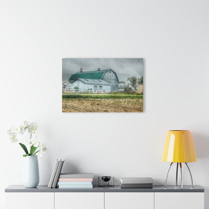 U R There Photography Richville Road Grey II Rustic Farmhouse Acrylic Wall Print
