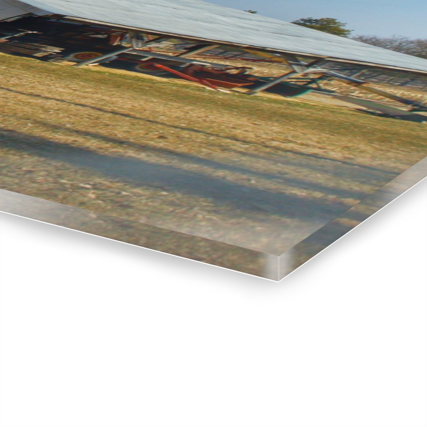 U R There Photography Wolcott White Rustic Farmhouse Acrylic Wall Print