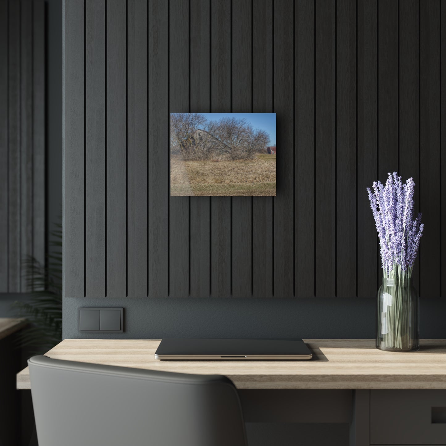 U R There Photography Fargo Road Forgotten Rustic Farmhouse Acrylic Wall Print