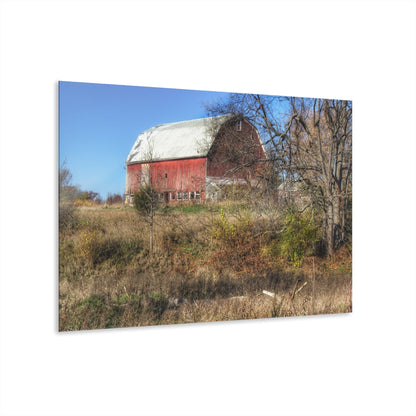 U R There Photography Hadley Red I Rustic Farmhouse Acrylic Wall Print