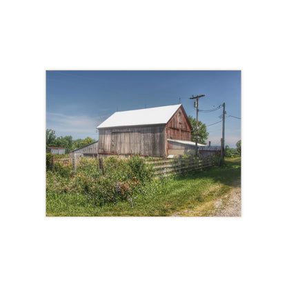 U R There Photography Castle Road Cow Barn I Rustic Farmhouse Decorative Ceramic Tile