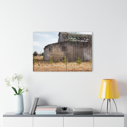 U R There Photography Leix Road Forgotten Grey II Rustic Farmhouse Acrylic Wall Print