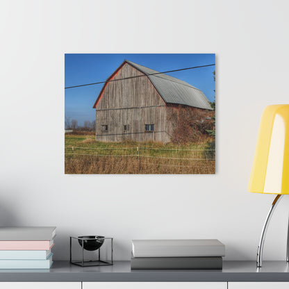 U R There Photography Dodge Road Grey I Rustic Farmhouse Acrylic Wall Print