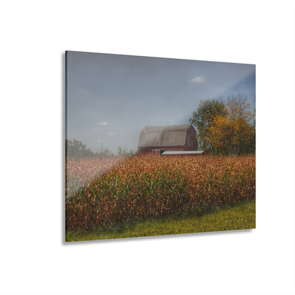 U R There Photography Clifford Road Red III Rustic Farmhouse Acrylic Wall Print