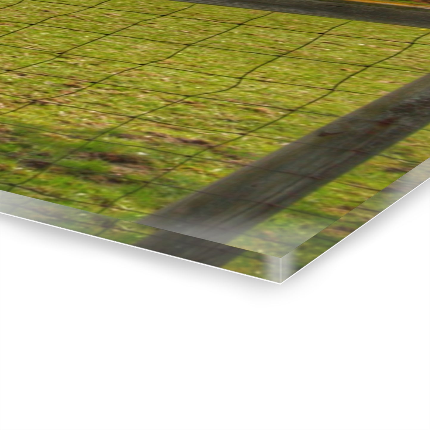 U R There Photography North Vassar Road Grey Rustic Farmhouse Acrylic Wall Print