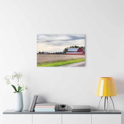 U R There Photography Brown City Red II Rustic Farmhouse Acrylic Wall Print