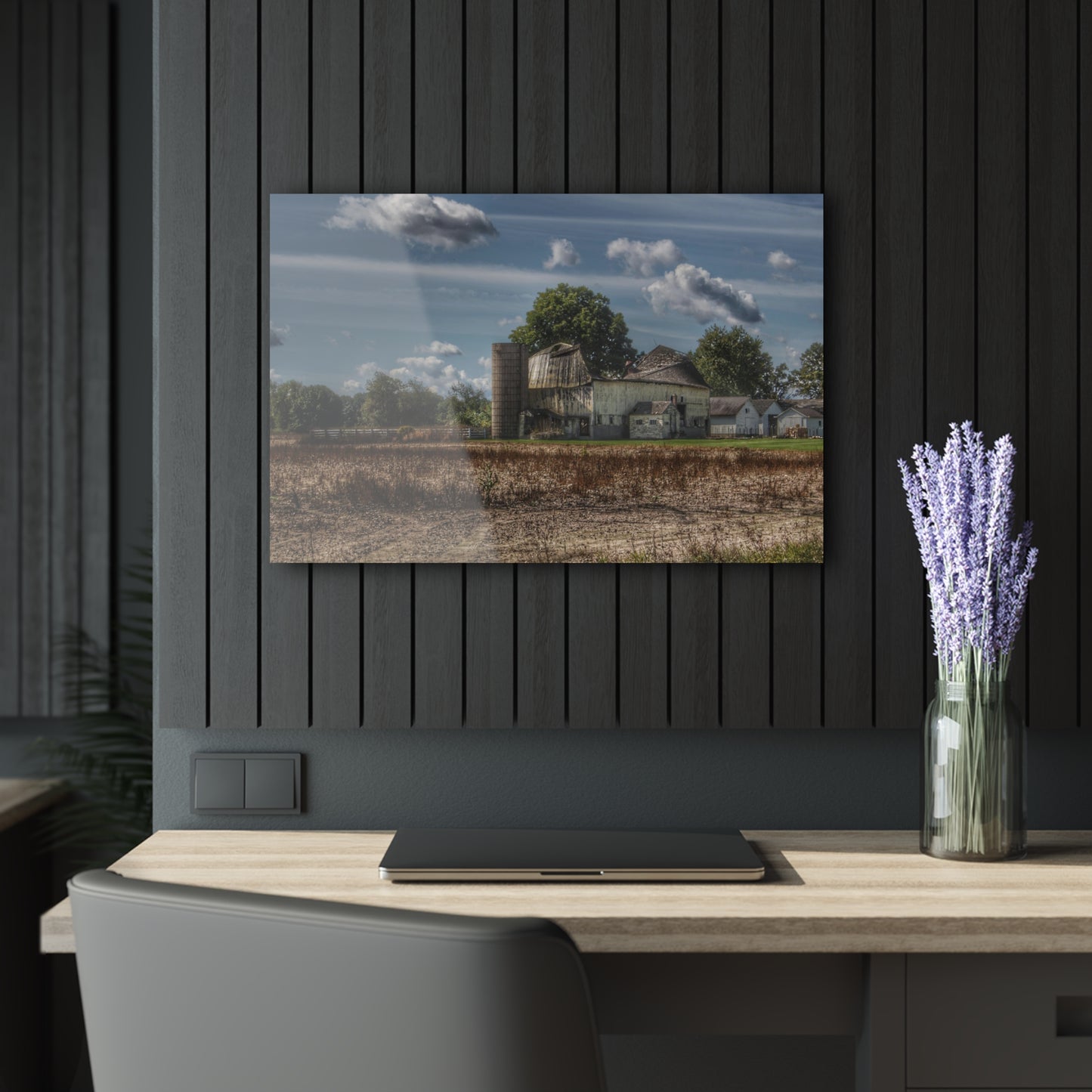 U R There Photography Sutton Road End of Days Rustic Farmhouse Acrylic Wall Print