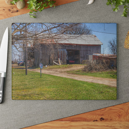 U R There Photography Lee Hill Greys Rustic Farmhouse Tempered-Glass Cutting Board