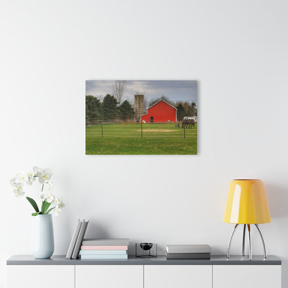 U R There Photography Fostoria Little Red Rustic Farmhouse Acrylic Wall Print