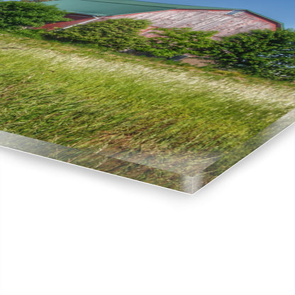 U R There Photography Elmwood Road Red IV Rustic Farmhouse Acrylic Wall Print