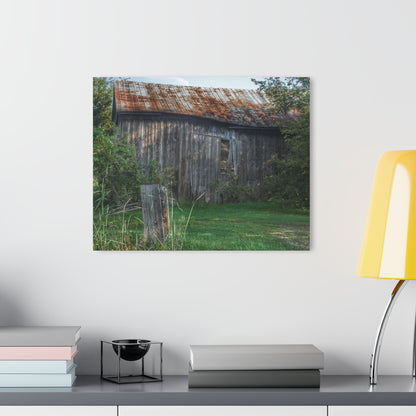 U R There Photography Rusted Grey Rustic Farmhouse Acrylic Wall Print