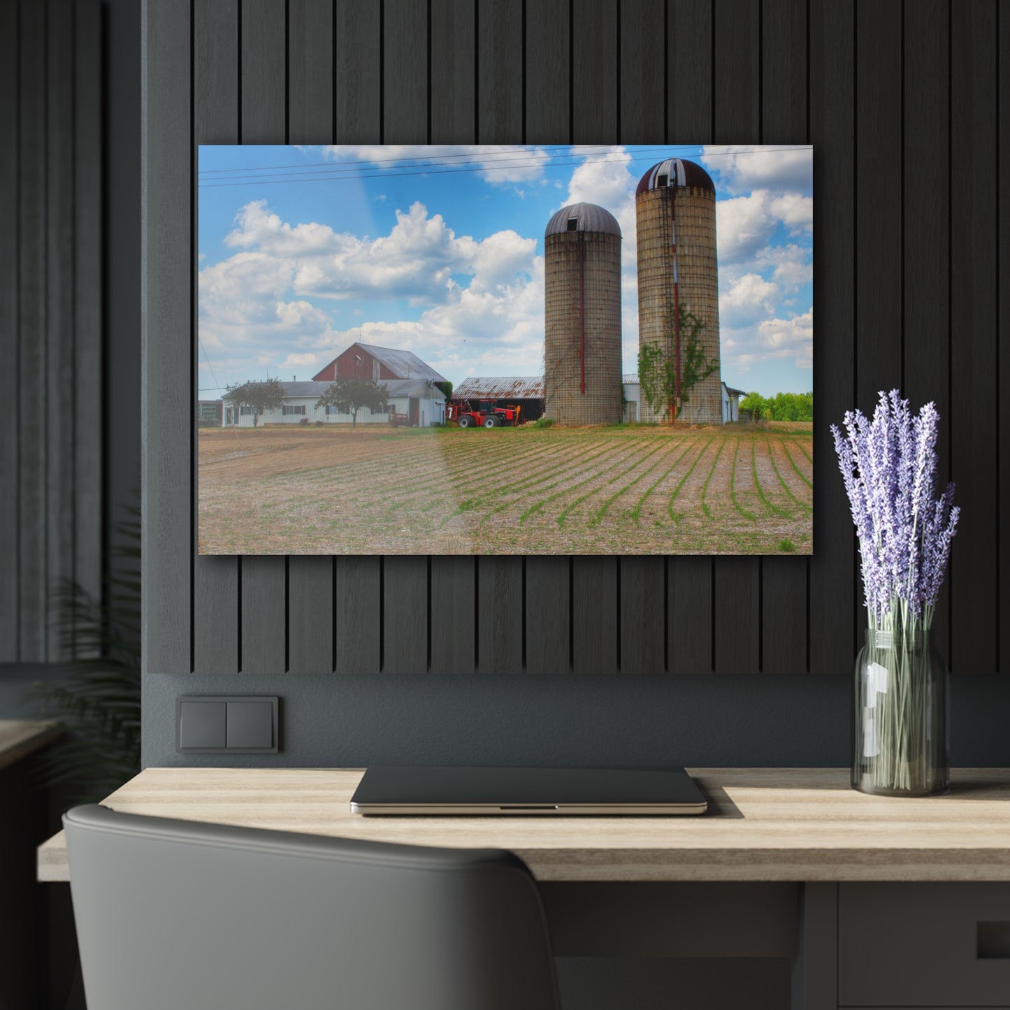 U R There Photography Marlette Road Farm III Rustic Farmhouse Acrylic Wall Print