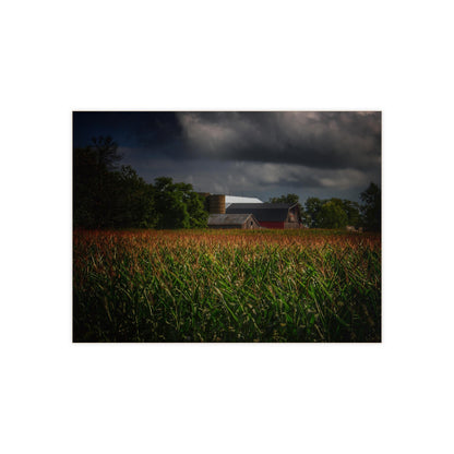 U R There Photography Bishop Road Beyond the Corn Rustic Farmhouse Decorative Ceramic Tile
