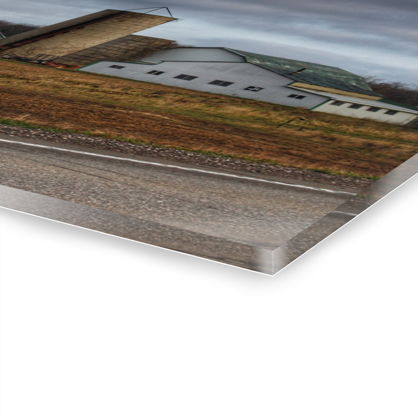 U R There Photography M-24 Whites Rustic Farmhouse Acrylic Wall Print