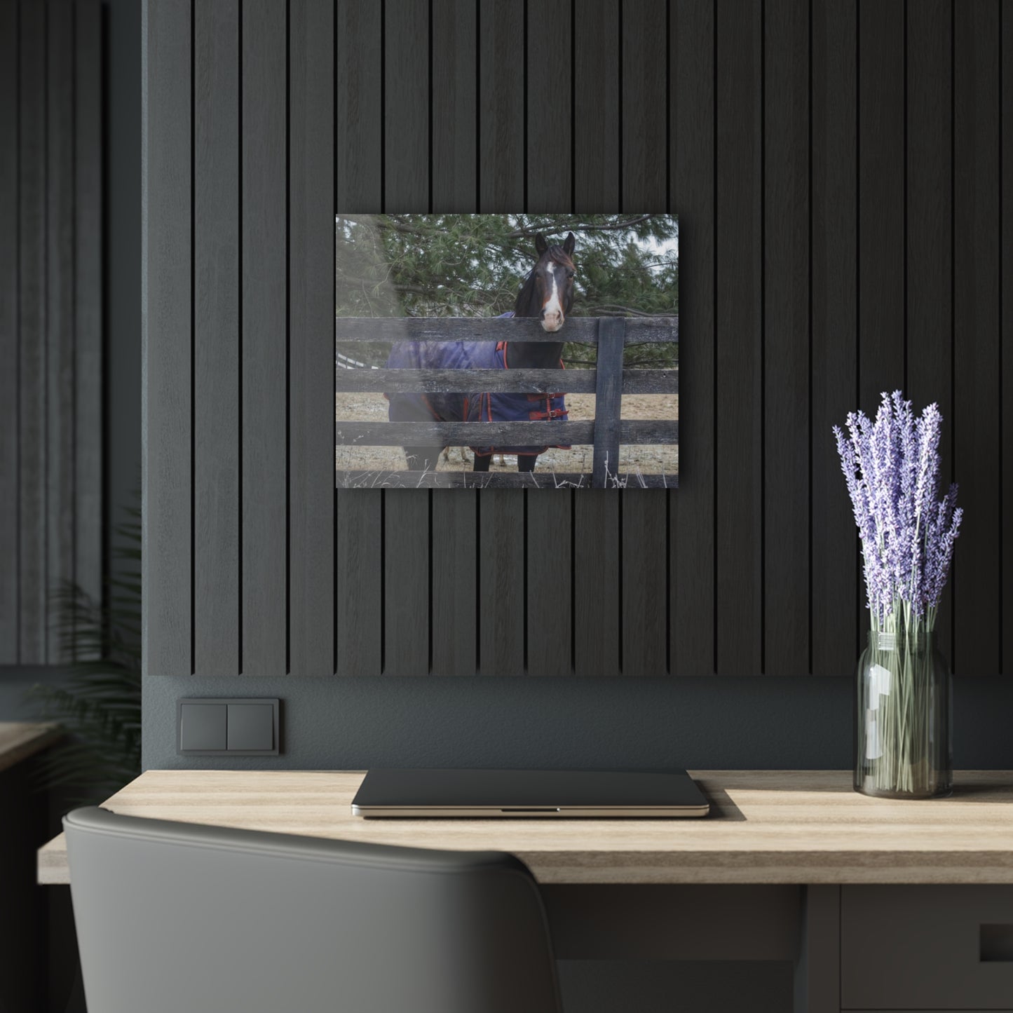 U R There Photography Hosner Road Chestnut Rustic Farmhouse Acrylic Wall Print