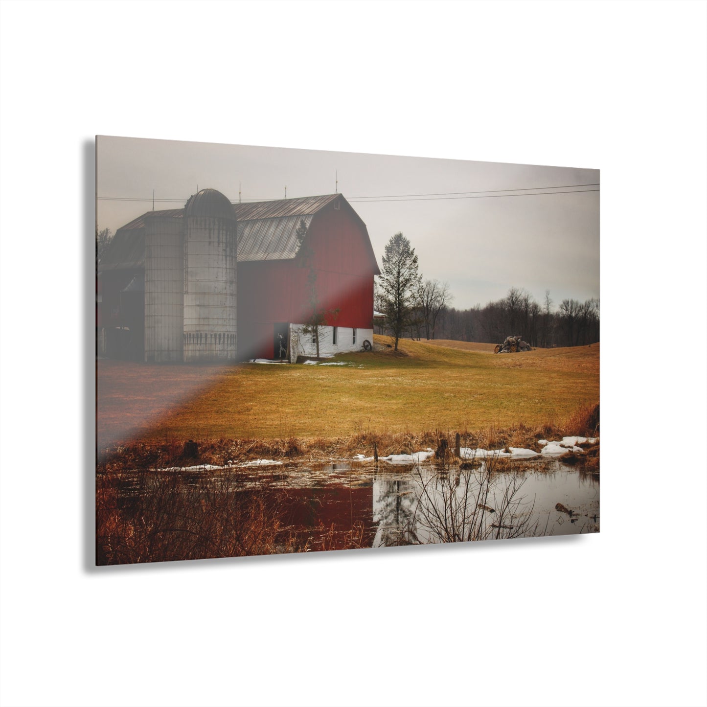 Barn Boutique Modern Farmhouse Acrylic Wall Print| Havens Road Red